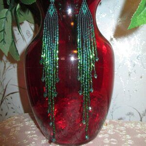 Hand Beaded Earrings